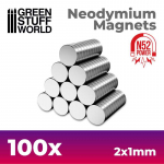 Green Stuff World 11600 - Neodymium Magnets 2x1mm