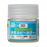 Mr.Hobby H030 - Aqueous Hobby Colors - Clear, 10ml