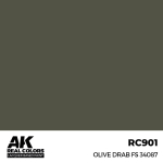 AK Interactive RC901 - Olive Drab FS 34087, 17ml