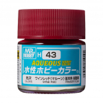 Mr.Hobby H043 - Aqueous Hobby Colors - Wine Red, 10ml