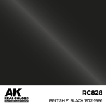 AK Interactive RC828 &ndash; British F1 Black 1972&ndash;1986, 17ml