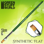 Green Stuff World 2456 - Plok&scaron;čias sintetinis teptukas Nr. 6