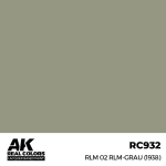 AK Interactive RC932 - RLM 02 RLM-GRAU (1938), 17ml