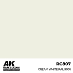AK Interactive RC807 &ndash; Cream White RAL 9001, 17ml