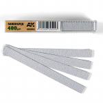 AK Interactive AK9023 - &Scaron;vitrinis popierius 400 (sausam naudojimui), 50vnt