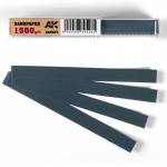 AK Interactive AK9027 - &Scaron;vitrinis popierius 1500 (&scaron;lapiam naudojimui), 50vnt