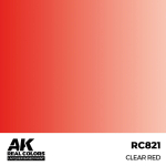 AK Interactive RC821 &ndash; Clear Red, 17ml