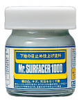 Mr.Hobby SF-284 - Mr. Surfacer 1000 (pilkas gruntas, 40 ml)