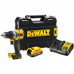 DCD805E1T-QW DEWALT WIERTARKO-WKRĘTARKA UDAROWA 18V 90Nm 1x1,7Ah POWERSTACK BL TSTAK DCD805E1T