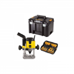 DW621KTX-QS DEWALT.ROUTER 1100W DW621KTX + FREZŲ RINKINYS
