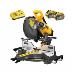DCS781X2-QW DEWALT skersinio pjovimo staklės 305mm 2x54V 2x9.0Ah