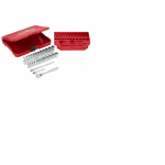 4932464945 MILWAUKEE SOCKET 32 vnt. 3/8" SU REKETU - METRINIS...