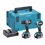 DLX2180TJ MAKITA.ZES.COMBO 18V DTD153+DHP484+GNYBTAS SU 1/4" RANKENA...
