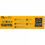 DWMT19241-1 DEWALT 22 dalių veržliarakčių rinkinys. 1/2"