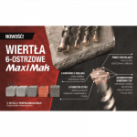 B-30449 MAKITA SDS MAX 45x1360x1500mm MAXI MAK 6-SPEED HOLE