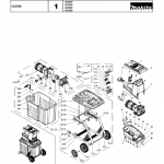 M652023732 MAKITA VARIKLIS, SKIRTAS UD2500