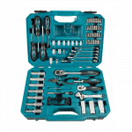 E-08458 MAKITA PRIEDŲ IR RANKINIŲ ĮRANKŲ RINKINYS 87vnt.