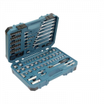 E-06616 MAKITA PRIEDŲ IR RANKINIŲ ĮRANKŲ RINKINYS 120 vnt.