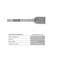 4932459776 MILWAUKEE HEX-28 kaltas 80x400mm FLAT