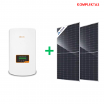 10 kW Solis + JA Solar 595W saulės elektrinės komplektas