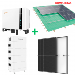 5 kW saulės elektrinė + 10 kWh energijos kaupiklis, Solis, Trina ir Dyness