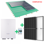 8 kW hibridinė saulės elektrinė, Sungrow + Trina + montavimo konstrukcija