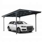 ECO aliuminė automobilių stoginė, antracito spalvos