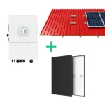 10 kW hibridinės saulės elektrinės komplektas, Deye + Trina + tvirtinimo konstrukcija