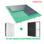 10 kW saulės elektrinė, Sungrow + Trina + montavimo konstrukcija