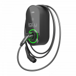 IGLU Charge  PRO version Mode 3 (Type 2 lizdai) įkrovimo stotelė iki 22 kW