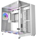 Darkflash TH285 White ATX kompiuterio korpusas su 4 ventiliatoriais
