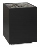 Elektrinė pirties krosnelė Harvia Virta Wall Combi, 6,0 kW, juoda, be valdymo pulto
