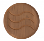 Ventiliacijos sklendė (difuzorius) d100 termo medienos, nerūdijančio plieno pagrindas