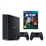 SONY PLAYSTATION 4 PRO SU DVIEM PULTELIAIS + FC 26
