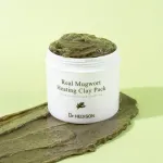 DR. HEDISON Real Mugwort Heating Clay Pack &ndash; &scaron;ildanti molio kaukė su kiečiais - 265g
