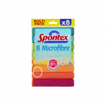 SPONTEX MIKROPLUO&Scaron;TO &Scaron;LUOSTĖS 8 vnt.