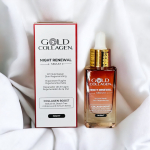 Gold Collagen naktinis atsinaujinimą skatinantis serumas (Night Renewal), 30 ml