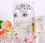 Gold Collagen kosmetikos rinkinys (balzamas + veido kaukės)