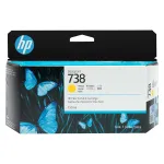 HP 738 130-ml Yellow DesignJet Ink Cartridge print head