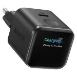 ANKER Nano Charger 45W GaN Ladegert 1x USB-C ActiveShield 5.0 Touchsensor iPhone Erkennung SmartDisplay schwarz