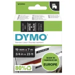 DYMO D1 Standard - White on Black - 19mm label-making tape