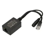 Extralink 1 PORT GIGABIT POE INJECTOR WITH 10-30V TO 48V INVERTER