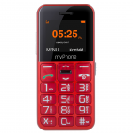 myPhone Halo Easy Red 1.77 " TFT 24 MB 32 MB Single SIM Bluetooth Main camera resolution 0.3 MP 1000 mAh