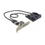 Front Panel 3.5" / 5.25" 2 x USB 5 Gbps + PCI Express Card 2 x USB 5 Gbps