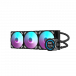 Darkflash DN360D Procesoriaus (CPU) Vandens Au&scaron;intuvas Su LCD - Juodas