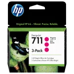 HP 711 3-pack 29-ml Magenta DesignJet Ink Cartridges print head
