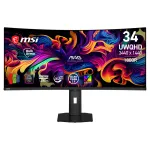 86,4 cm (34") 3440 x 1440 Pixel MSI 9S6-3DE39T-003 21:9 UltraWide Quad HD OLED 0,03 ms 280 Hz HDR DisplayPort HDMI Height VESA
