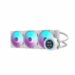 Darkflash DN360D Procesoriaus (CPU) Vandens Au&scaron;intuvas Su LCD - Baltas