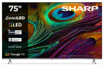 Sharp 4K QLED TV   75JP7265E   75   Smart TV   Google TV   UHD