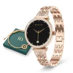 Stelio STSWL102GD LUSSO GEM AI Womens Smartwatch + YES Bracelet, Gold